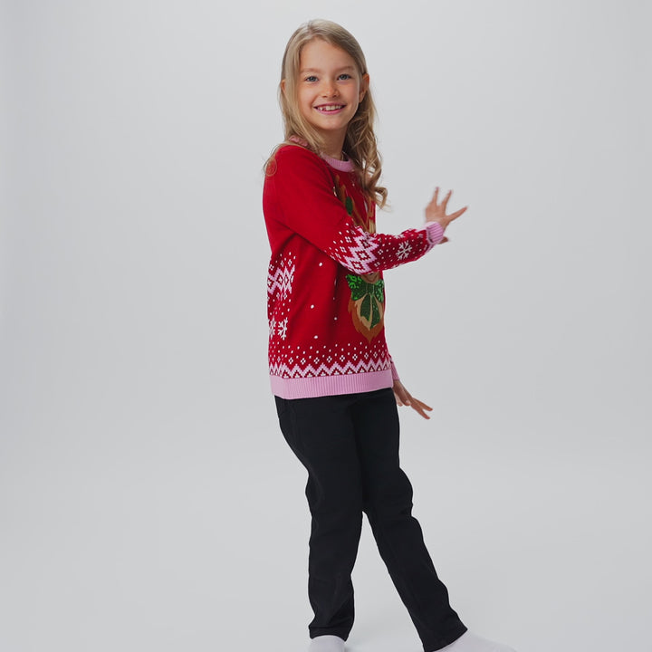Rendier Kersttrui Voor Kinderen