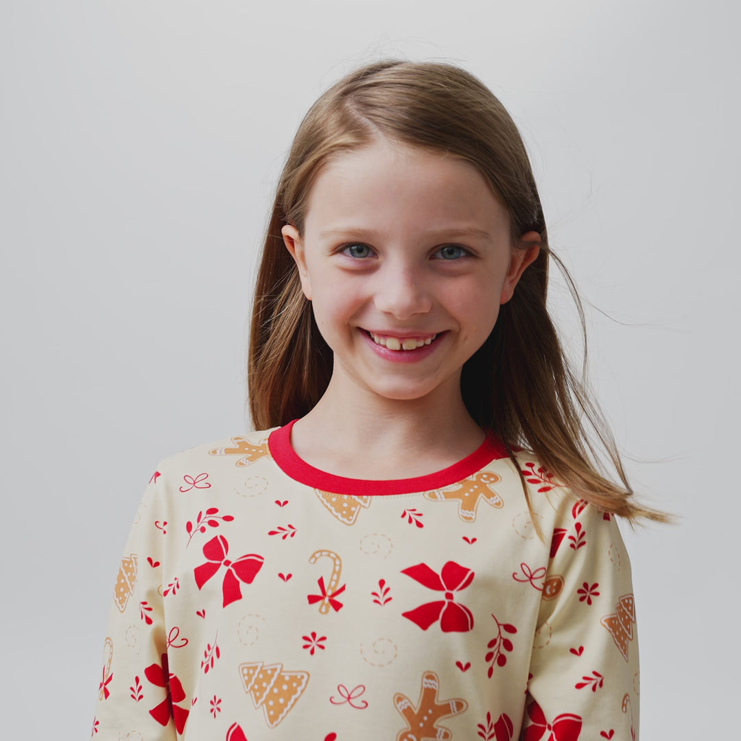 Peperkoek Kerstpyjama Voor Kinderen