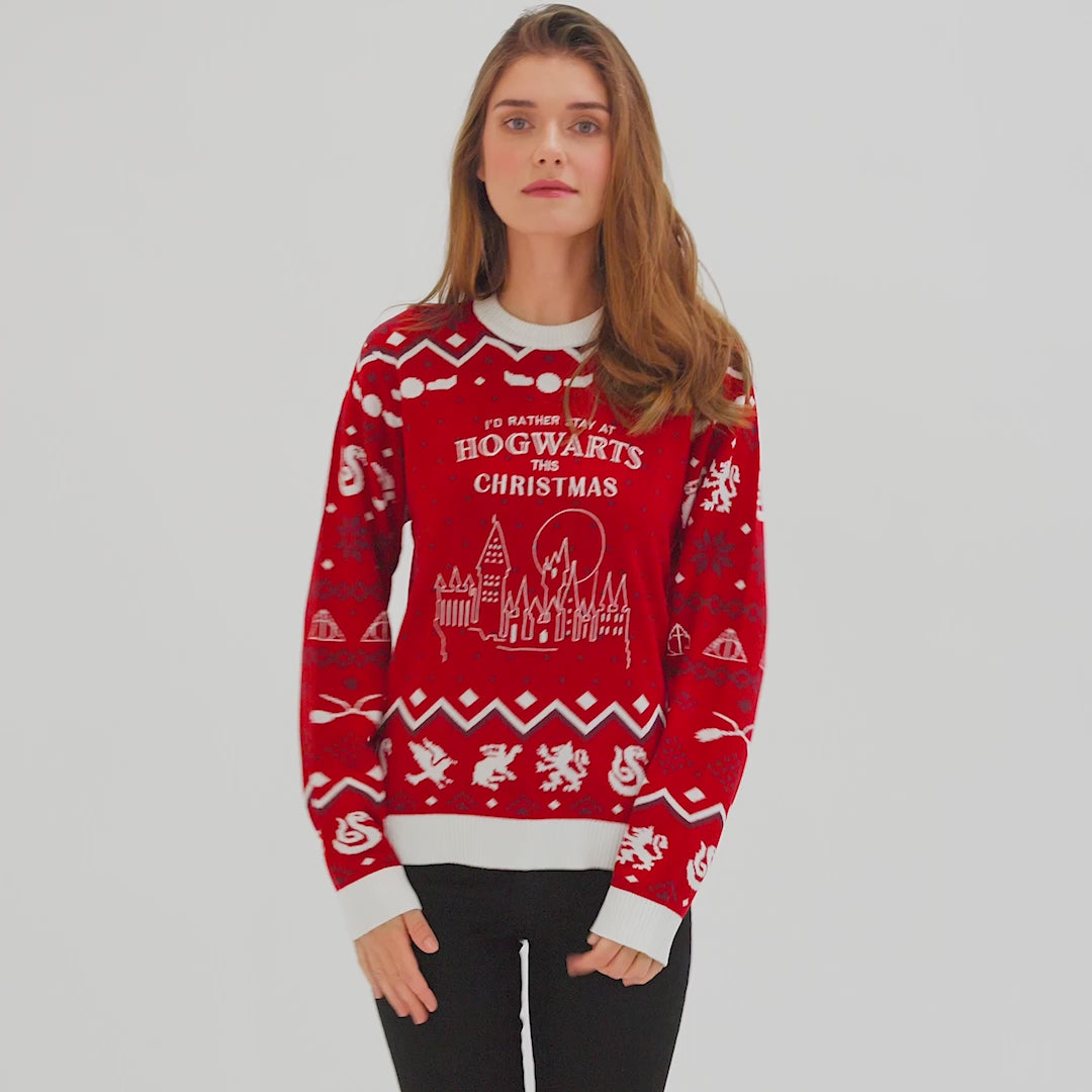 Hogwarts Kersttrui Dames
