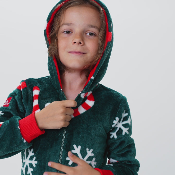 Groene Hohoho Onesie Kinderen