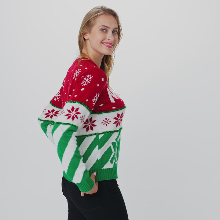 Merry Xmas Kersttrui Dames