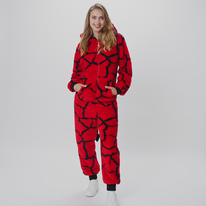 Duivel Onesie Dames