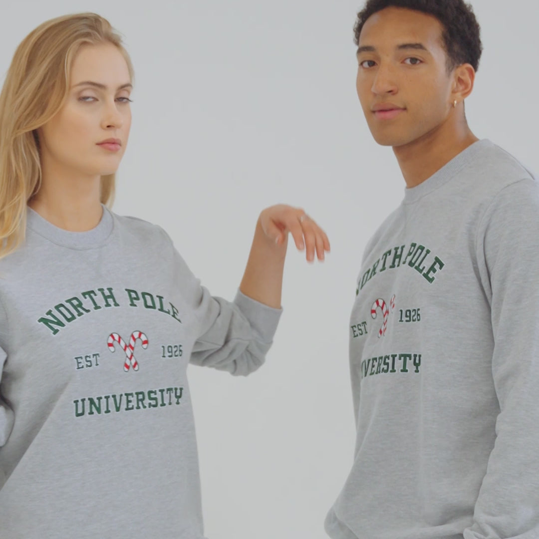 North Pole University Kerst Sweatshirt Dames