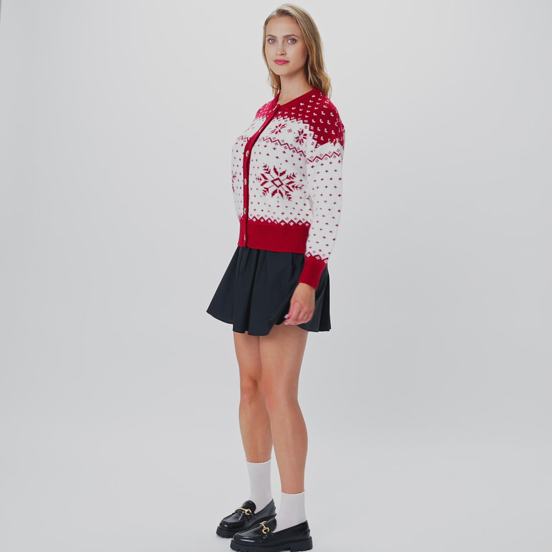 Rode Kerstvest Dames