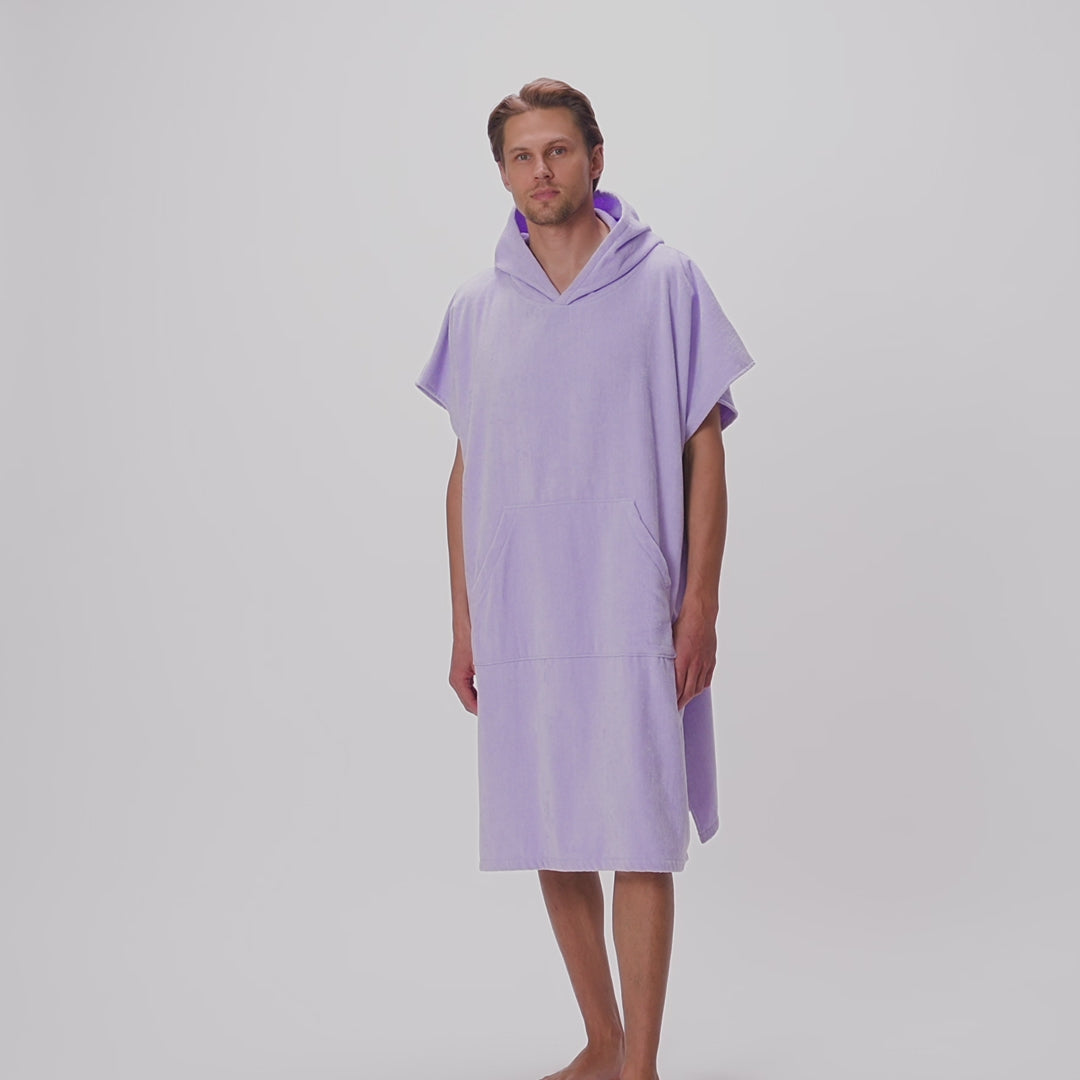 Paars Surf Poncho