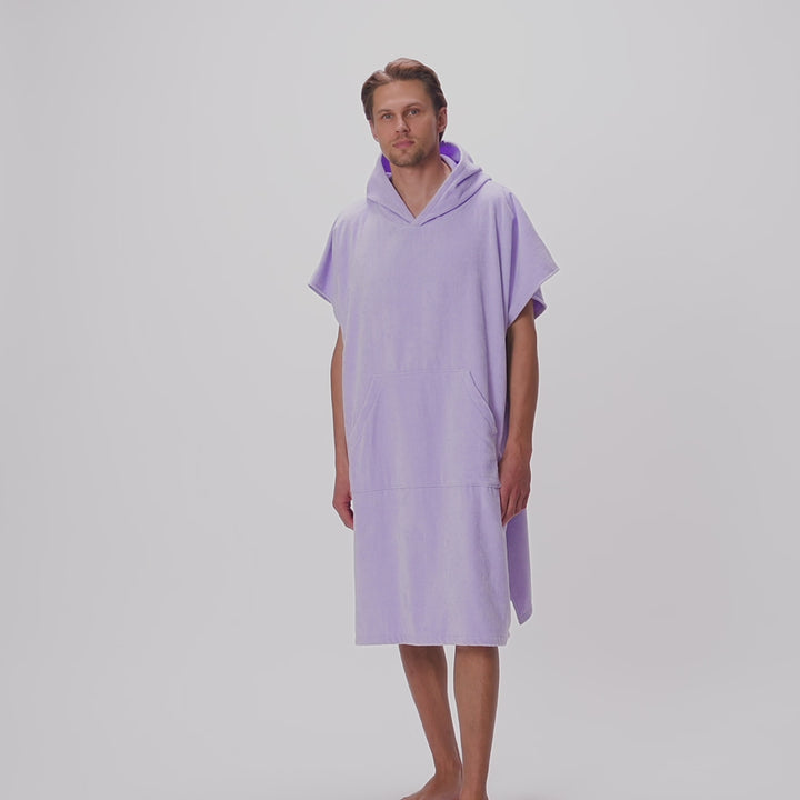 Paars Surf Poncho
