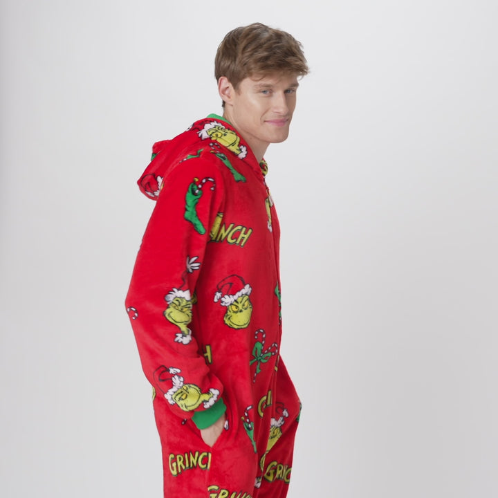 The Grinch Onesie Heren