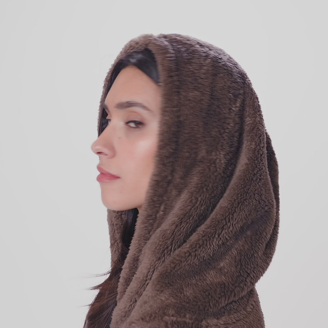 Bruine Teddy HappyHoodie