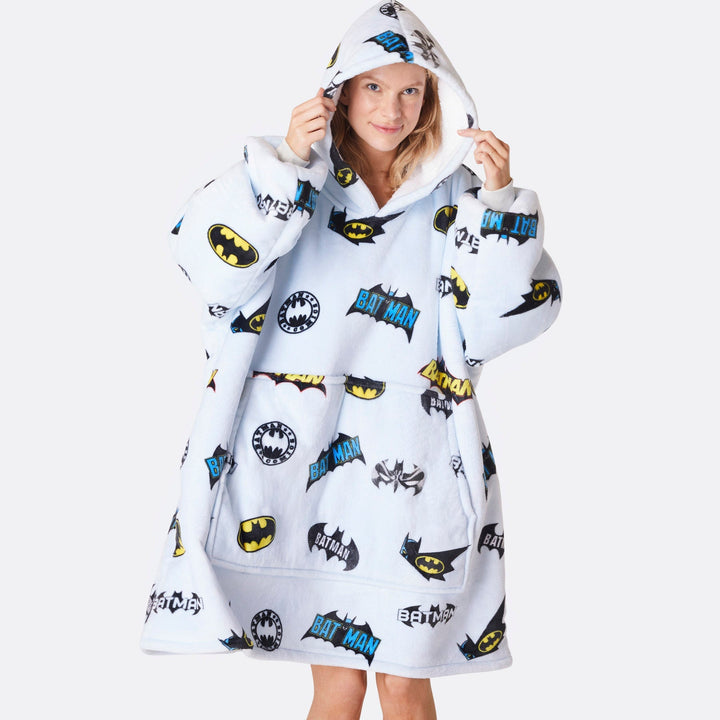 Batman Lichtblauw HappyHoodie