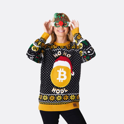 Bitcoin Kersttrui Dames