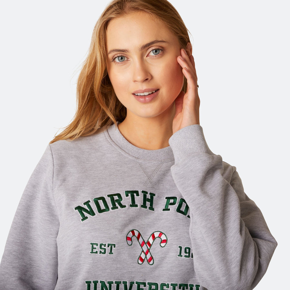 North Pole University Kerst Sweatshirt Dames