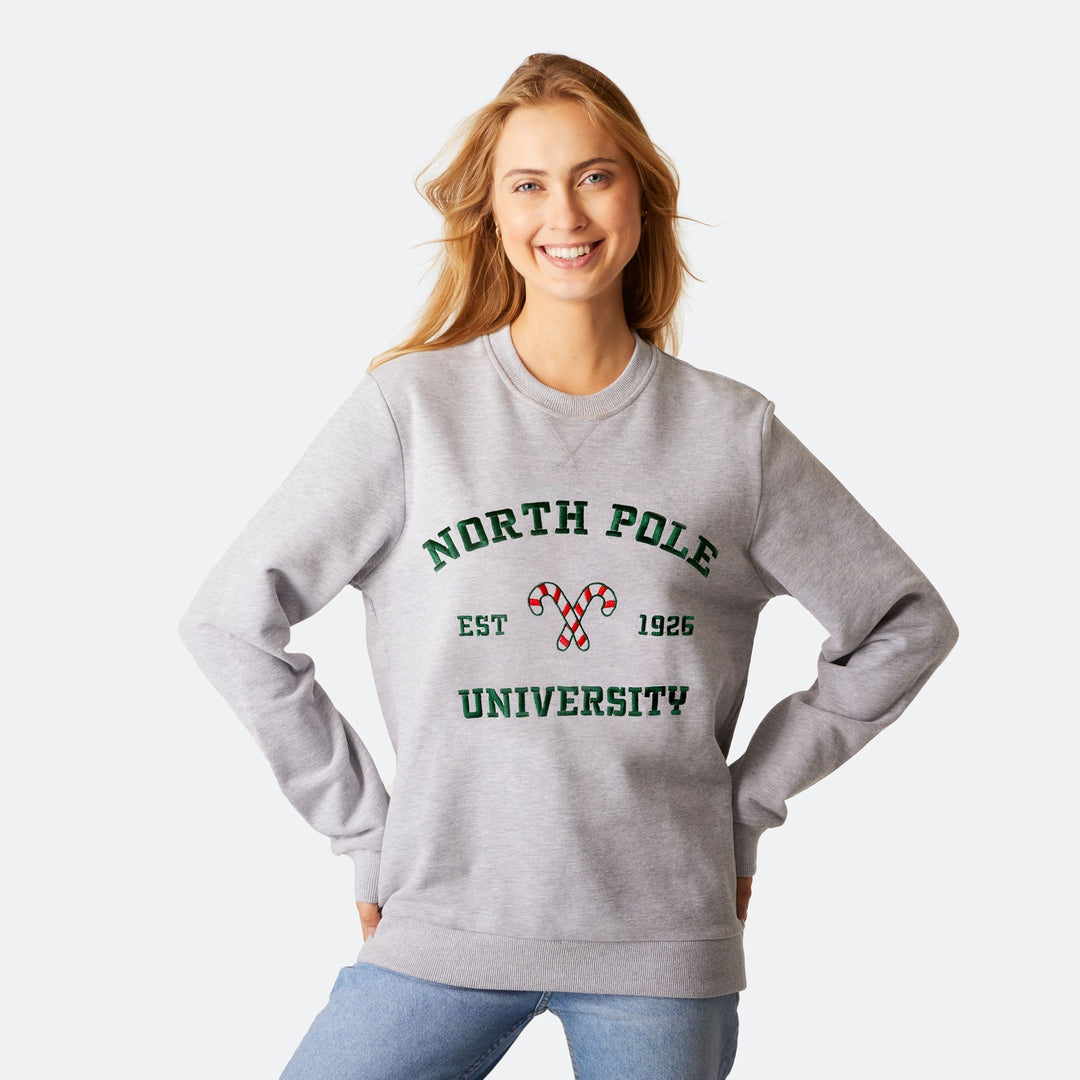 North Pole University Kerst Sweatshirt Dames