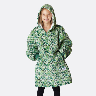 Camo Groen HappyHoodie Voor Kinderen