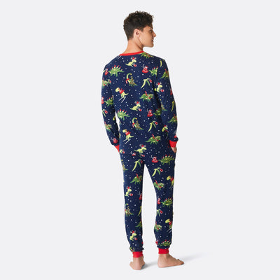 Dinosaurus Kerstpyjama Heren