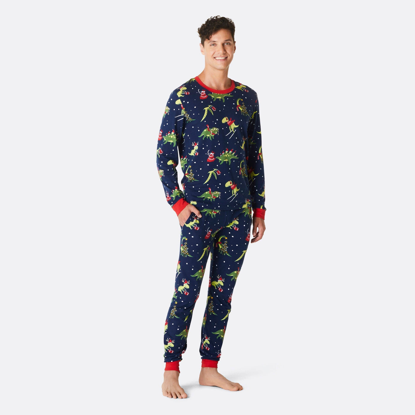 Dinosaurus Kerstpyjama Heren
