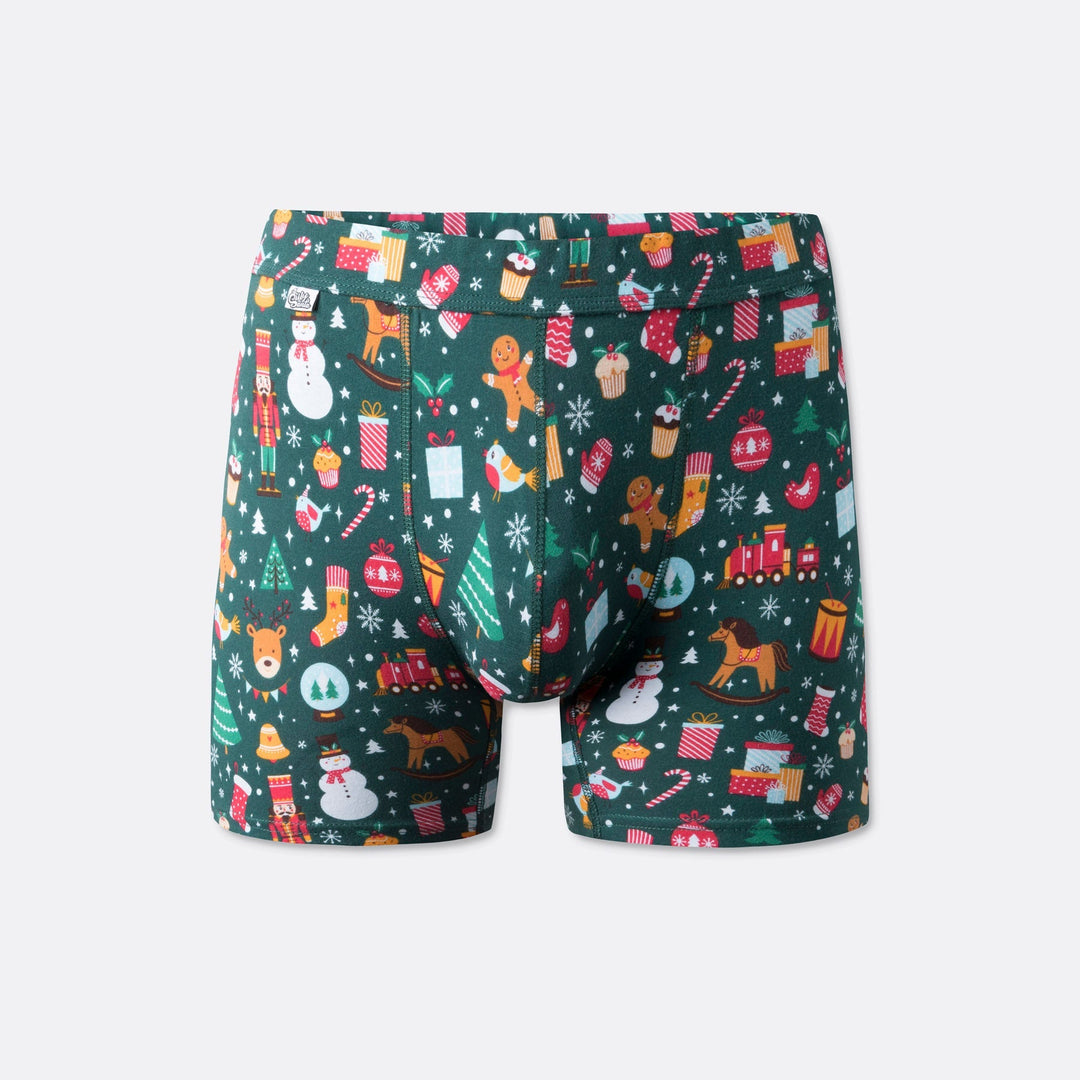 Droom Kerst Groen Boxers