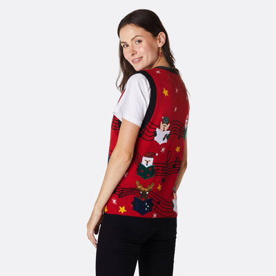 Fa-la-la Kerstgilet Dames