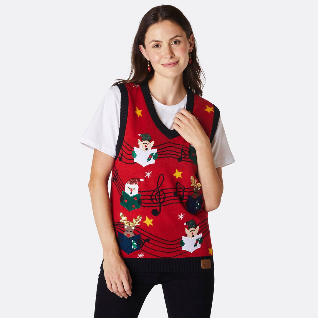 Fa-la-la Kerstgilet Dames