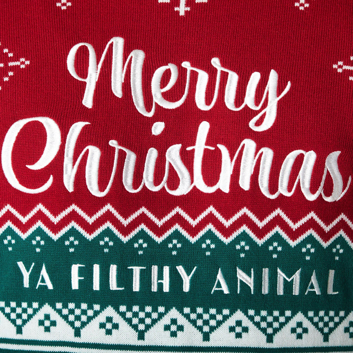 Filthy Animal Kersttrui Dames