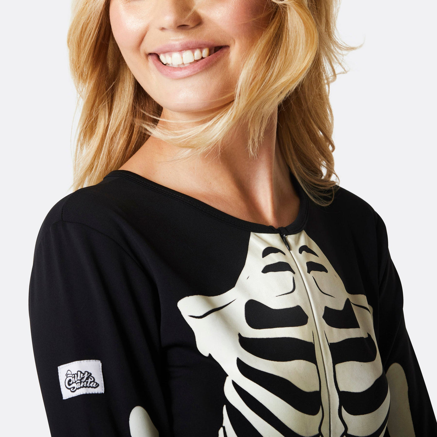 Halloween Skelet Bodysuit Dames