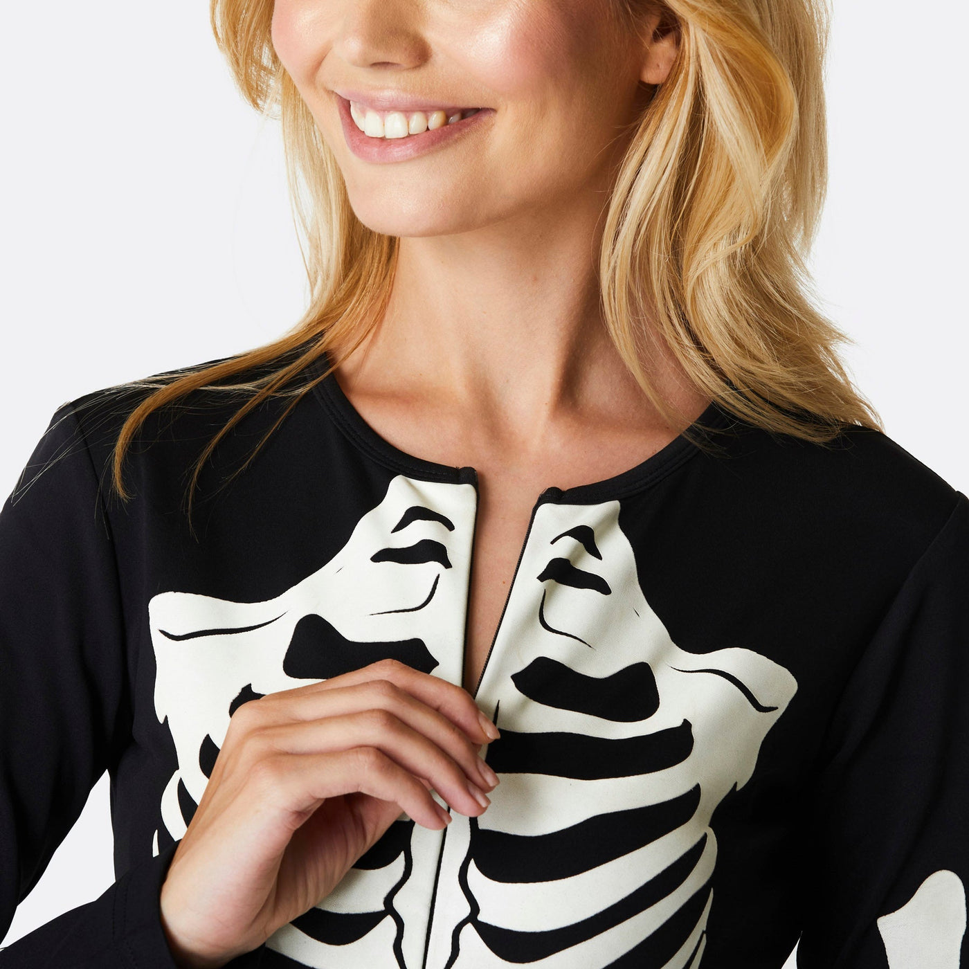 Halloween Skelet Bodysuit Dames