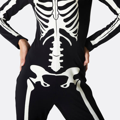 Halloween Skelet Bodysuit Dames
