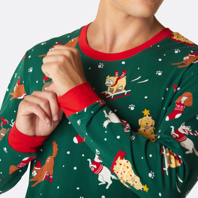 Honden Kerstpyjama Heren