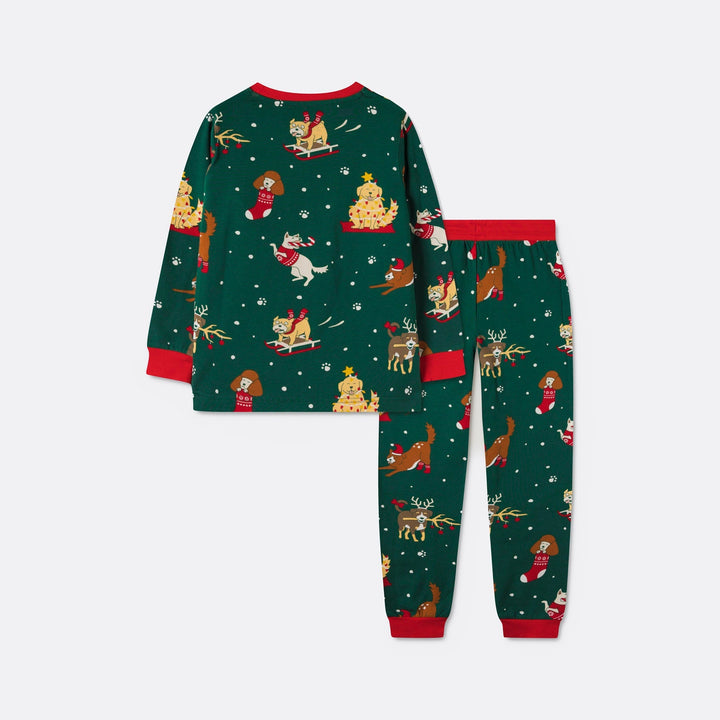 Honden Kerstpyjama Voor Kinderen