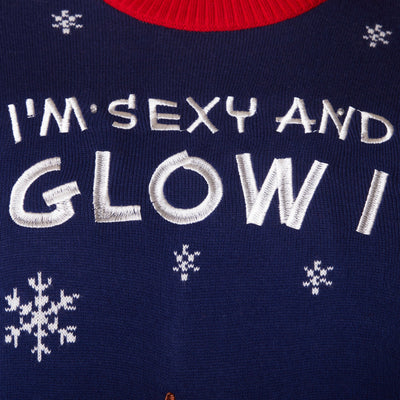 I'm Sexy And I Glow It Kersttrui Dames