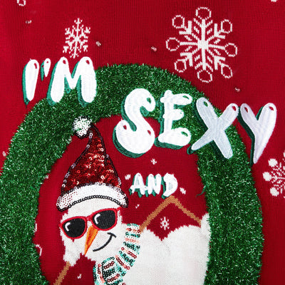 I'm Sexy And I Snow It Kersttrui Dames