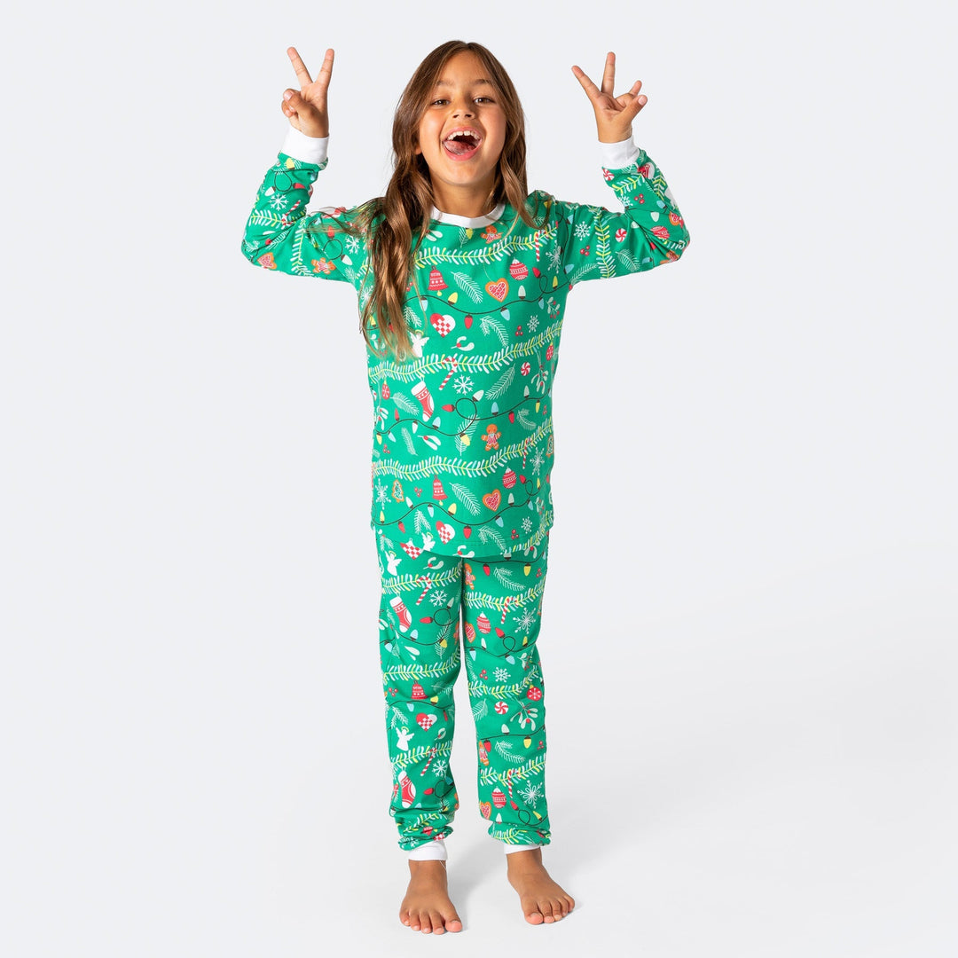 Kerstboom Kerstpyjama Voor Kinderen