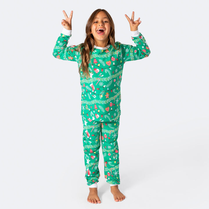 Kerstboom Kerstpyjama Voor Kinderen