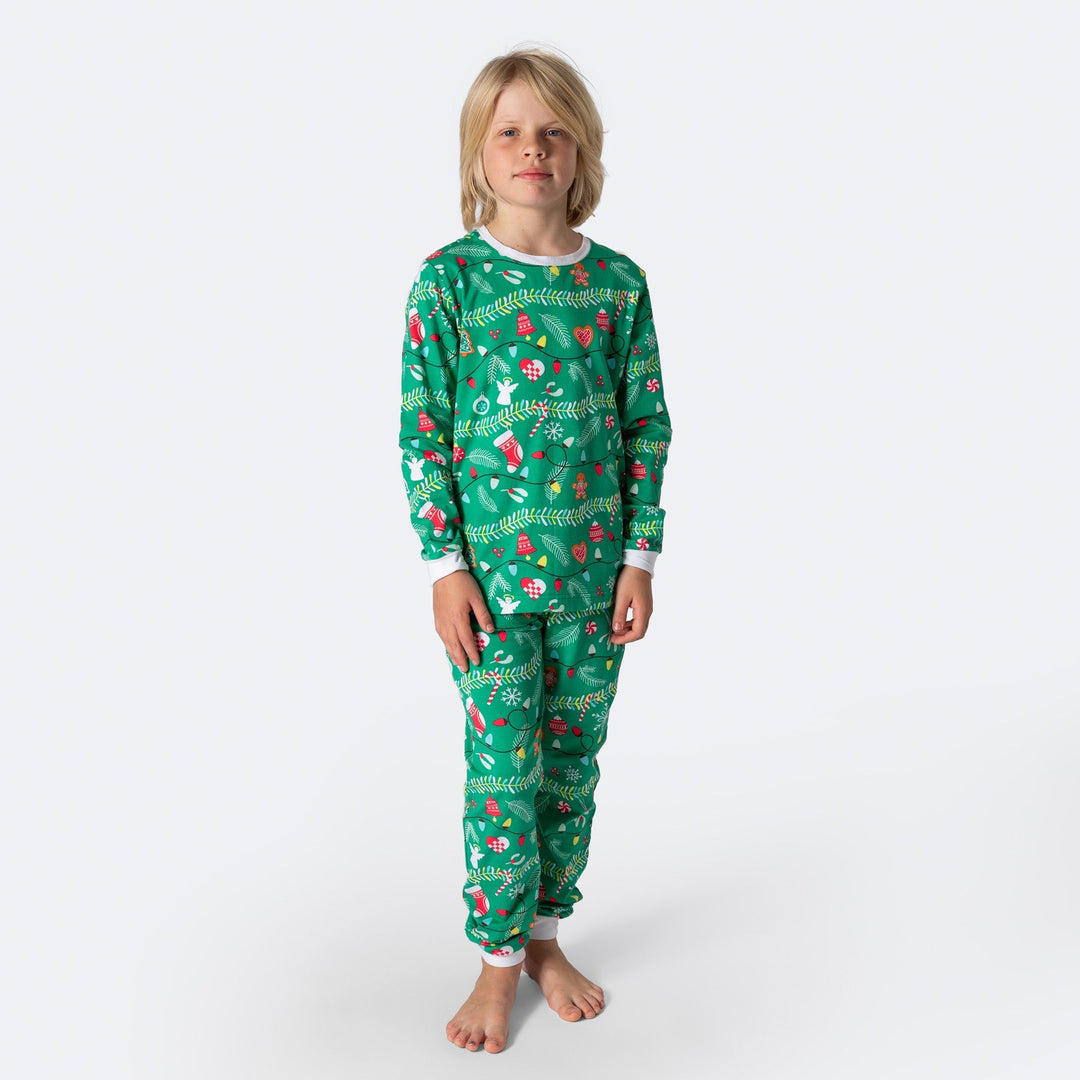 Kerstboom Kerstpyjama Voor Kinderen