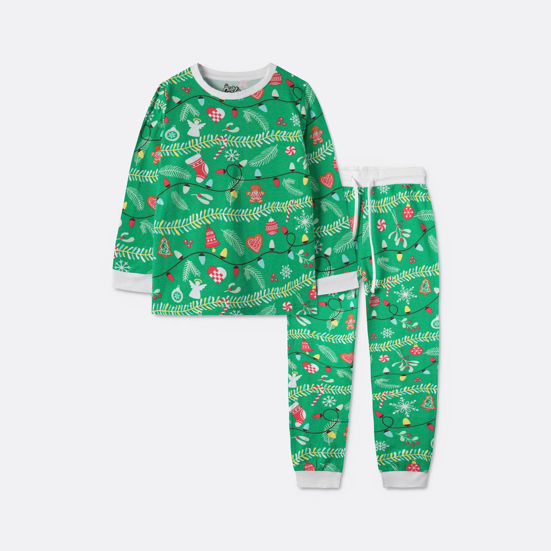 Kerstboom Kerstpyjama Voor Kinderen