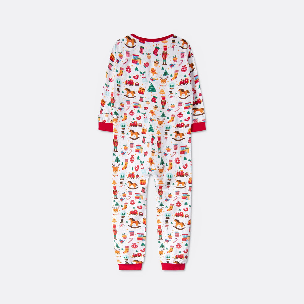 Kerstdroom Overall Wit Kerstpyjama Voor Kinderen