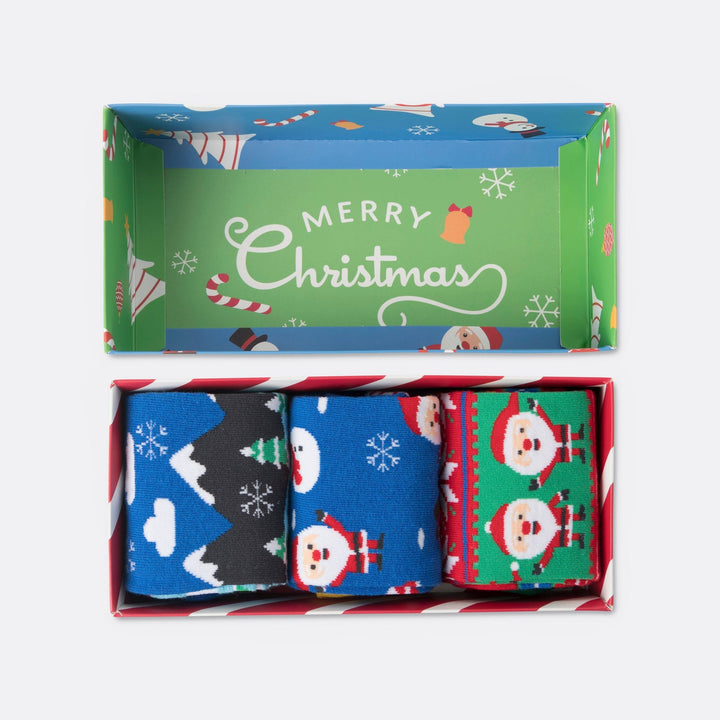 Kerstsokken Geschenkdoos (3-pack)