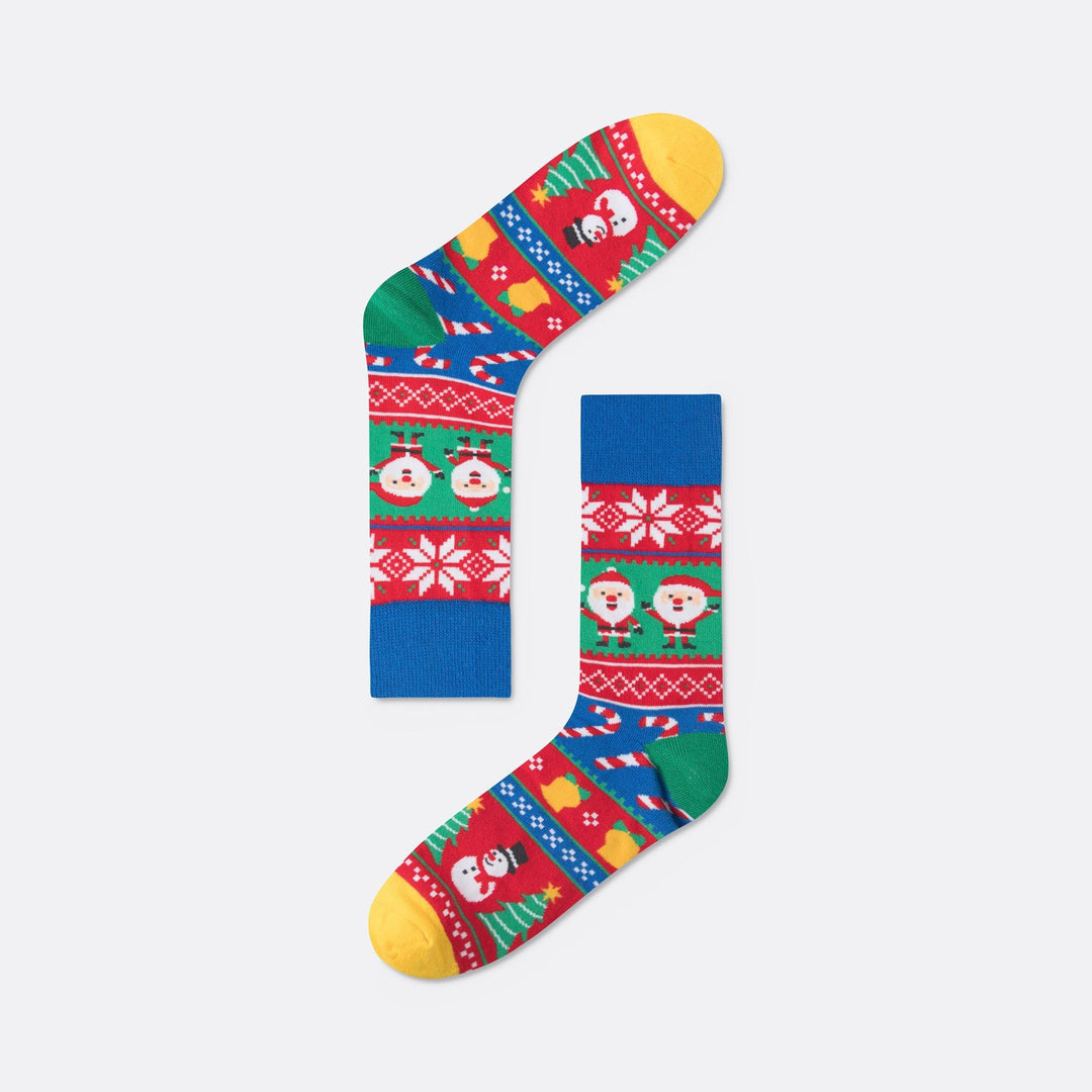 Kerstsokken kerstman - maat 43/46 Kerstsokken kerstman - maat 43/46