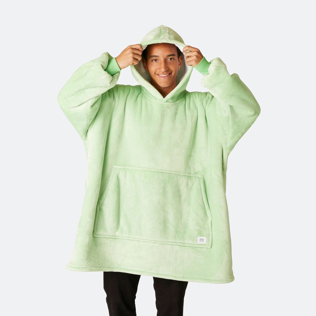 Lichtgroene HappyHoodie