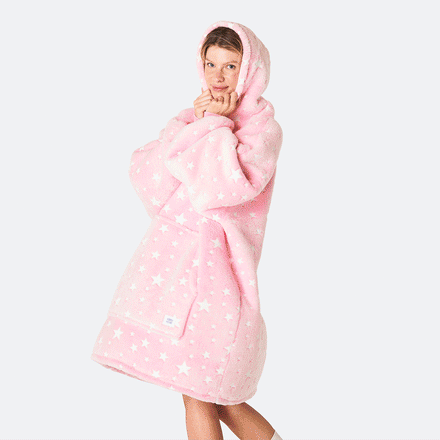 Sterren Roze HappyHoodie