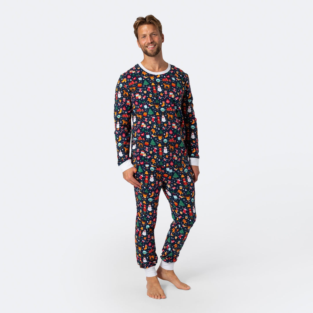 Matchende Kerstpyjama's Voor Gezin - Kerstdroom Blauw