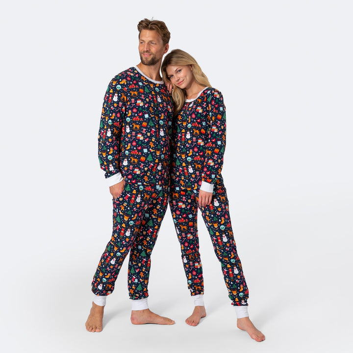 Matchende Kerstpyjama's Voor Gezin - Kerstdroom Blauw