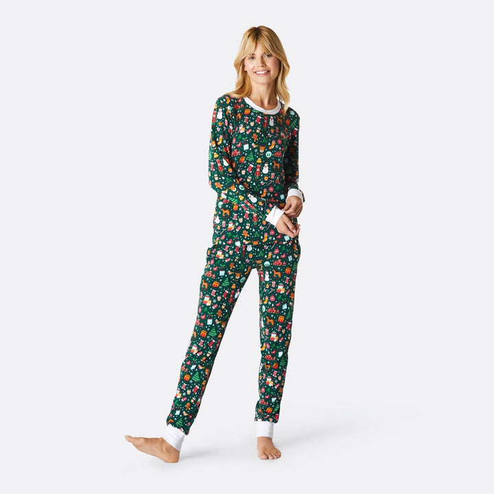 Matchende Kerstpyjama's Voor Gezin - Kerstdroom Groen