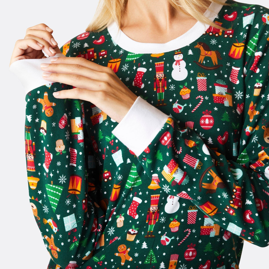 Matchende Kerstpyjama's Voor Gezin - Kerstdroom Groen