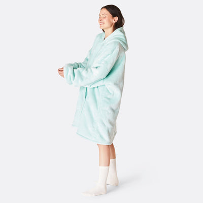 Mint Blauw HappyHoodie