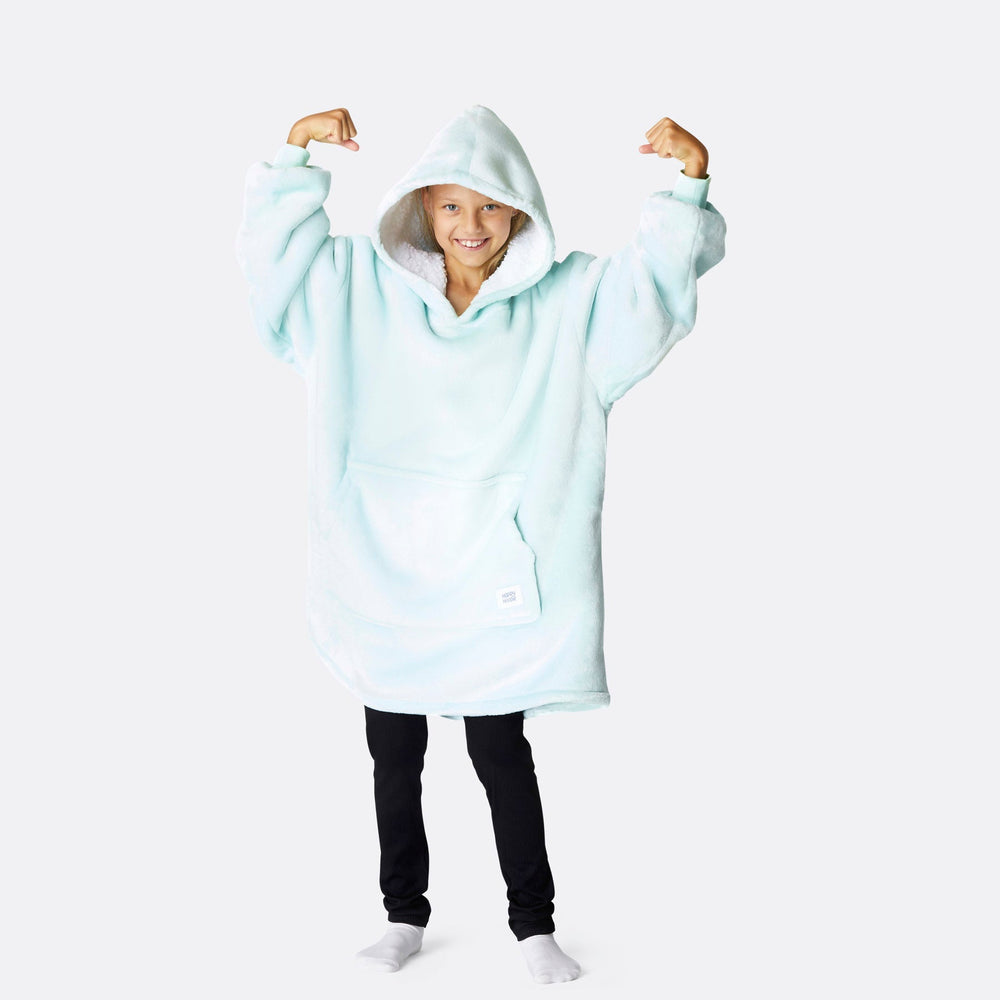 Mint Blauw HappyHoodie Voor Kinderen