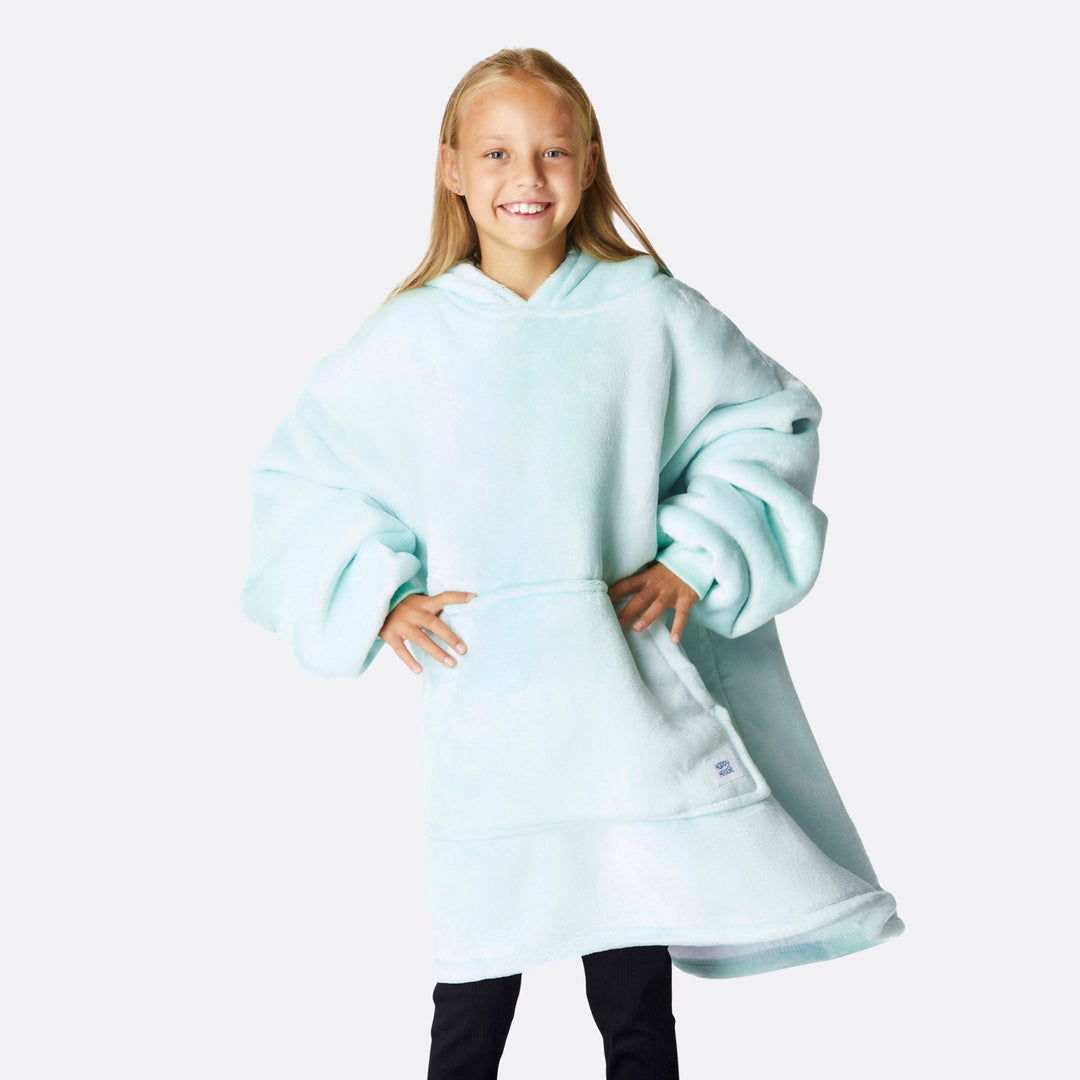 Mint Blauw HappyHoodie Voor Kinderen