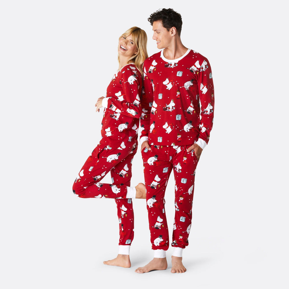 Moemins Rood Kerstpyjama Dames