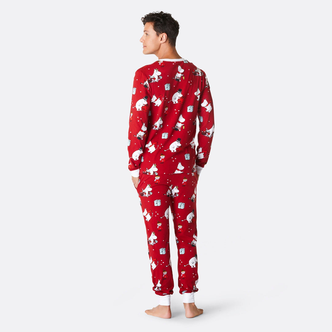 Moemins Rood Kerstpyjama Heren