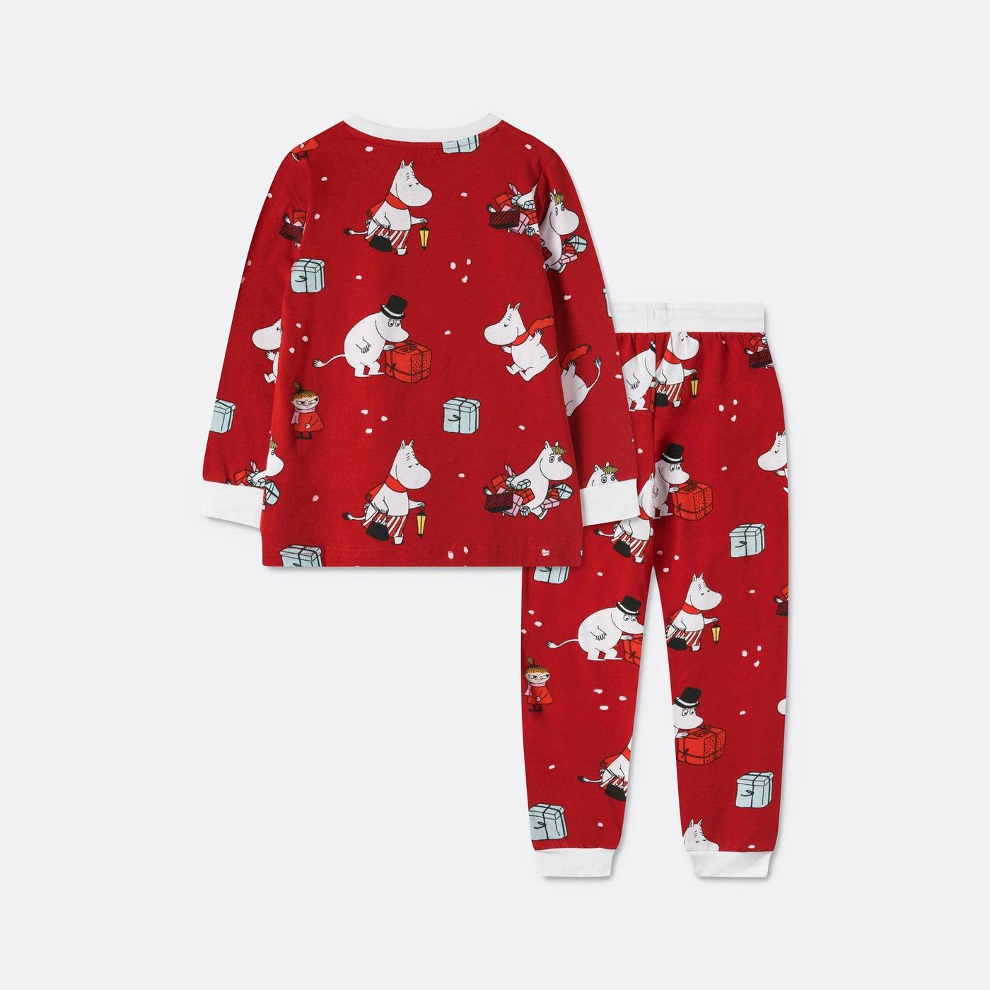 Moemins Rood Kerstpyjama Voor Kinderen
