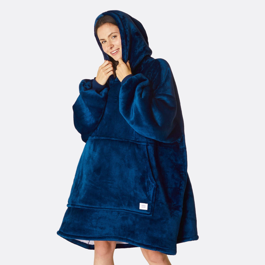 Navy Blauw HappyHoodie